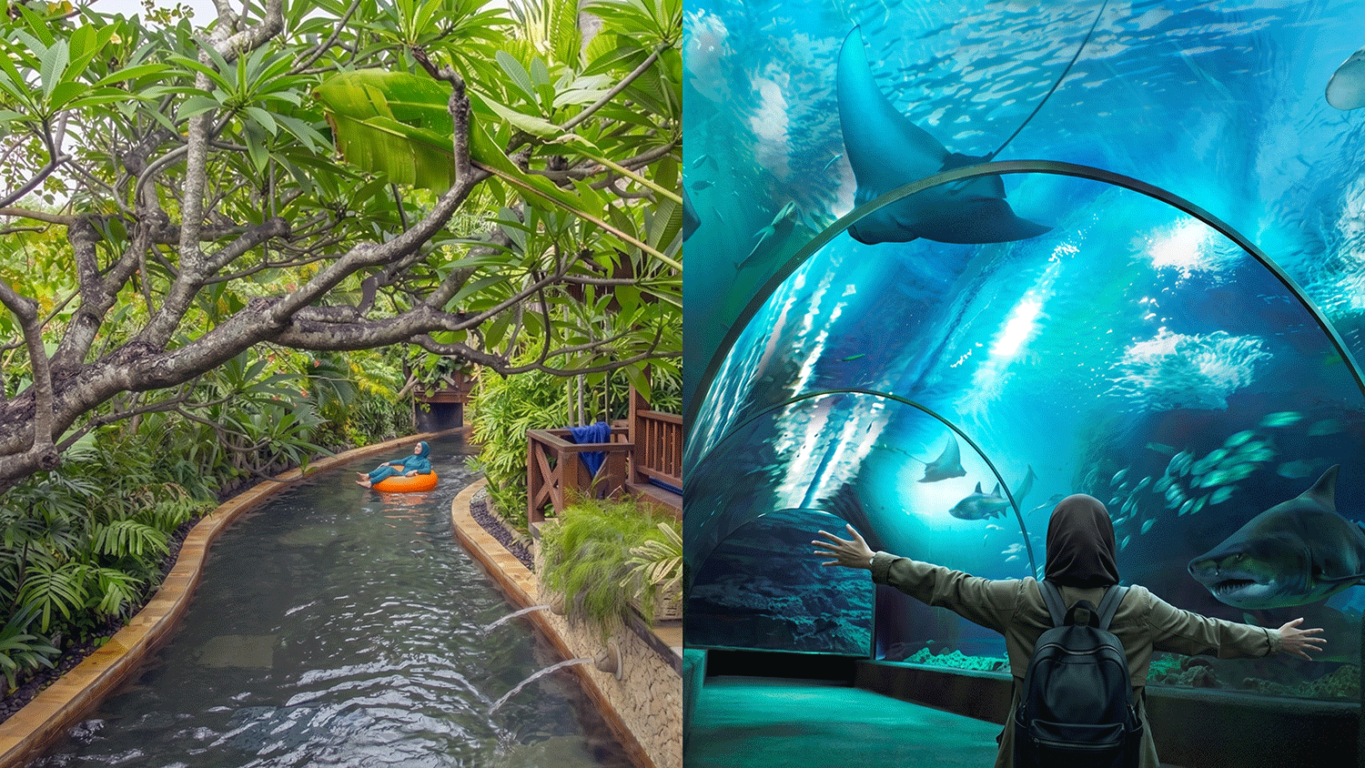 أنشطة الأطفال في بالي وبانكوك — حديقة مائية استوائية في بالي مقابل أكواريوم Sea Life في بانكوك